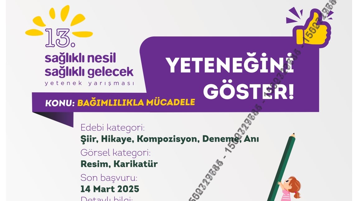 Sağlıklı Nesil Sağlıklı Gelecek Yarışması